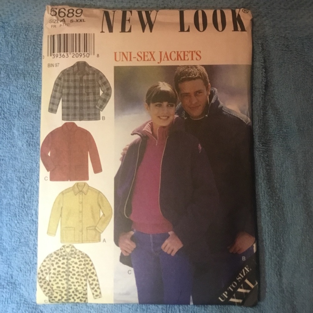 New Look 6689, Jacket sewing pattern